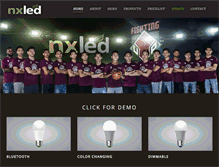 Tablet Screenshot of nxled.com.ph